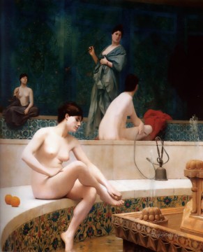 El baño del harén Orientalismo árabe griego Jean Leon Gerome Pinturas al óleo
